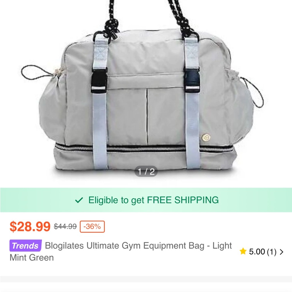 New with tags gym bag